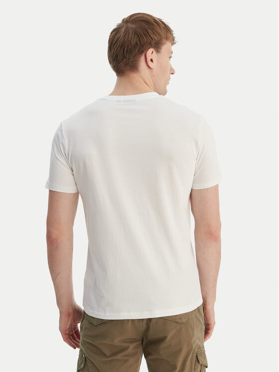 Napapijri Napapijri Camiseta S-Mahsa NP0A4FZB Écru Regular Fit
