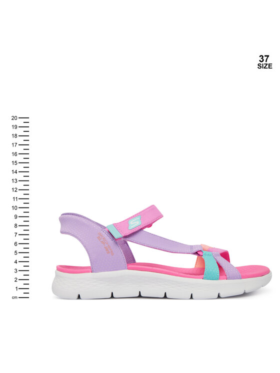Skechers Босоніжки Skechers Slip-Ins: Go Walk Flex Sandal - Lots Of Sol 303028L/MLT Фіолетовий