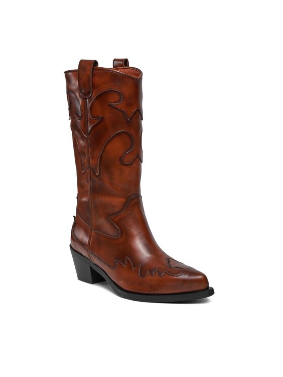 Bronx Kavbojski škornji Bronx Western 47515-H Rjava