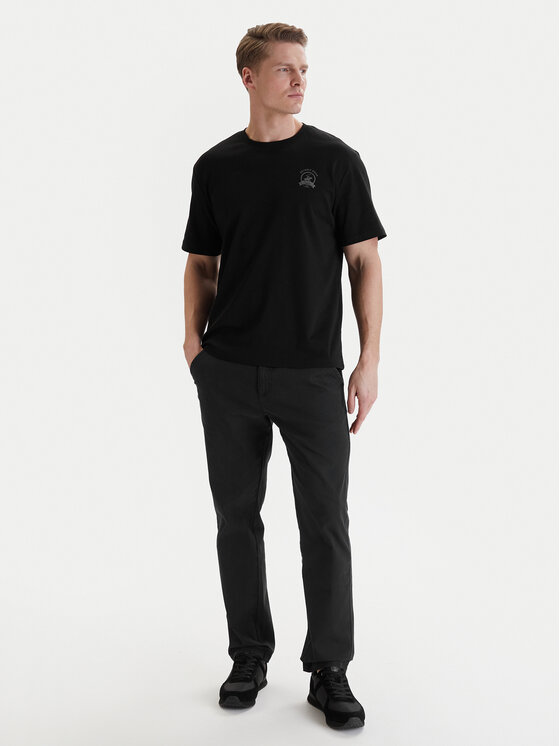 Beverly Hills Polo Club Beverly Hills Polo Club Camiseta W126-BHMTS-1021-48X Negro Regular Fit