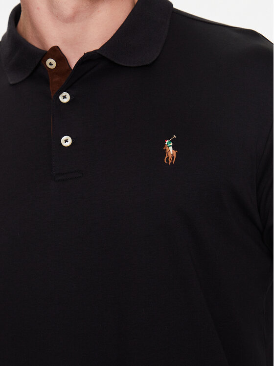 Polo Ralph Lauren Polo Ralph Lauren Поло 710671785002 Чорний Slim Fit