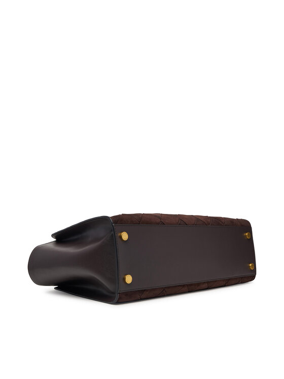 MICHAEL Michael Kors Дамска чанта MICHAEL Michael Kors Hudson 33F6GHDT3X Тъмнокафяв