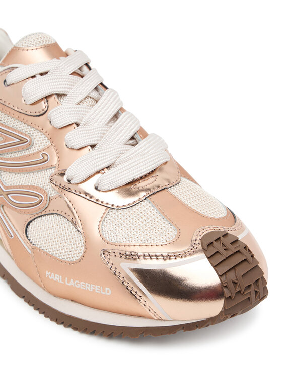 KARL LAGERFELD Sneakersy KARL LAGERFELD Velocette KL63925 Ružové zlato