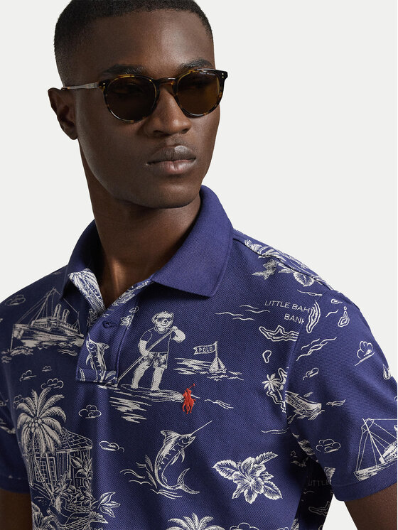 Polo Ralph Lauren Polo Ralph Lauren Polo 710B13971001 Azul marino Slim Fit