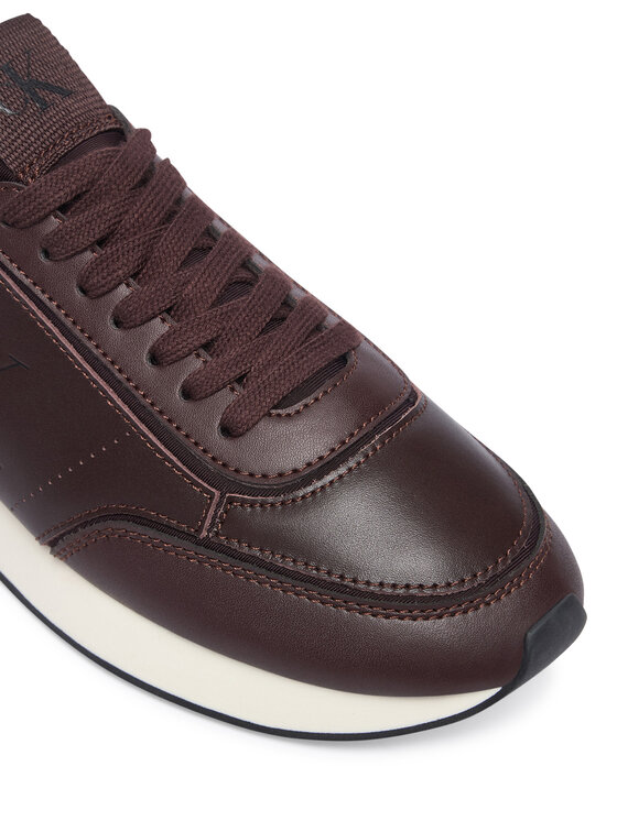Calvin Klein Sneakers Calvin Klein Retro Runner Sock Panl Lth Neo HW0HW03118 Bordeaux