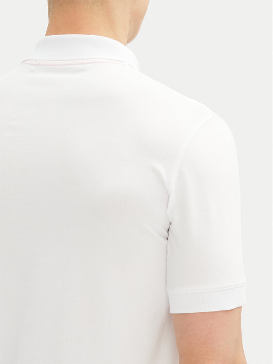 KARL LAGERFELD KARL LAGERFELD Polo marškinėliai 745400 552235 Balta Slim Fit