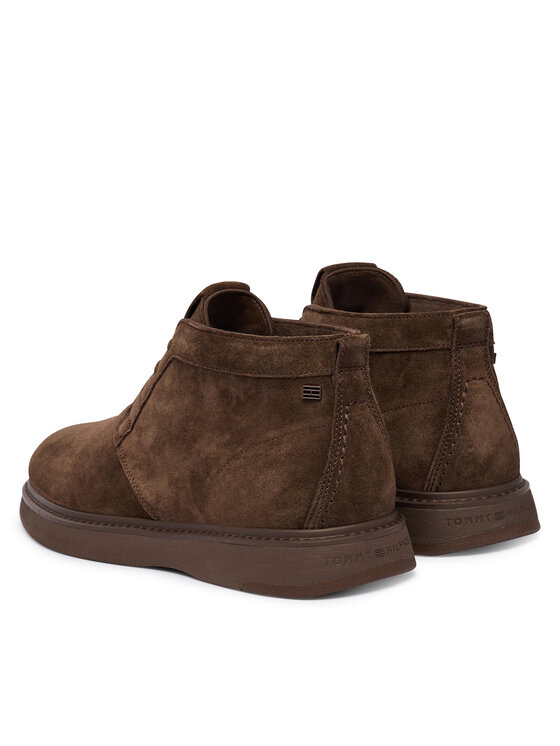 Tommy Hilfiger Auliniai batai Tommy Hilfiger Comfort Suede Chukka FM0FM06074 Ruda