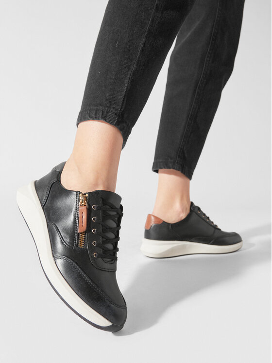 Clarks Αθλητικά Clarks Un Rio Zip 261680184 Μαύρο