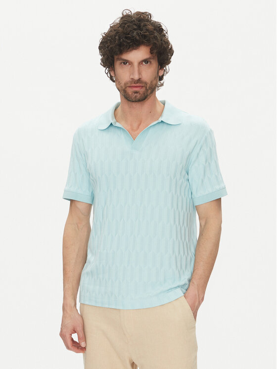 Marciano Guess Marciano Guess Поло 5GHP03 6326A Блакитний Regular Fit