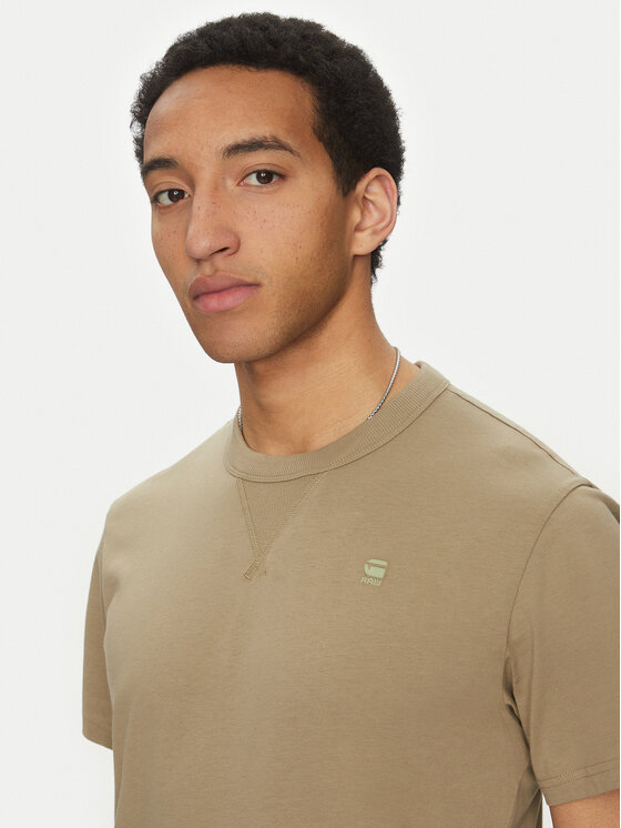 G-Star Raw G-Star Raw Camiseta Nifous D24449-336 Caqui Regular Fit
