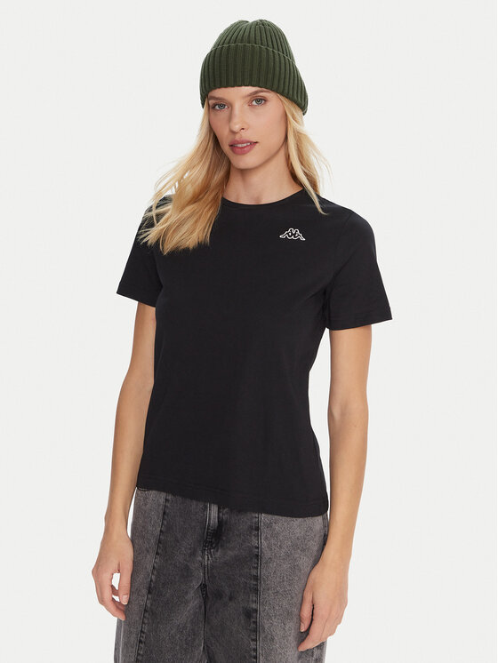 Kappa Kappa Комплект футболок Logo Sylvie 38277LW Чорний Regular Fit