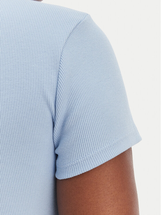 HUGO HUGO Camiseta Baby 50510749 Celeste Slim Fit