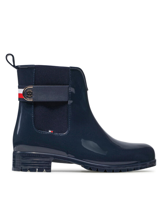 Tommy Hilfiger Gumicsizma Tommy Hilfiger Th Hardware Rainboot FW0FW05968 Sötétkék