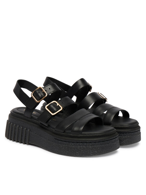 Clarks Босоніжки Clarks Evamar Strap 26185888 Чорний