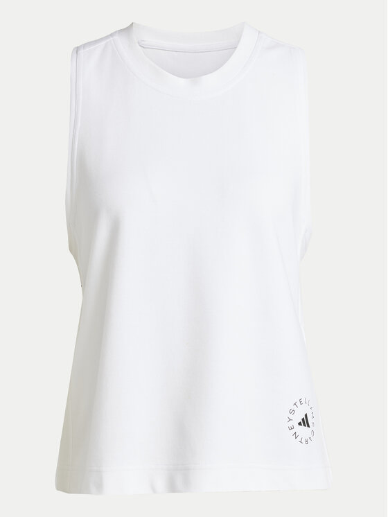 adidas by Stella McCartney adidas by Stella McCartney Топ IB6858 Білий Regular Fit