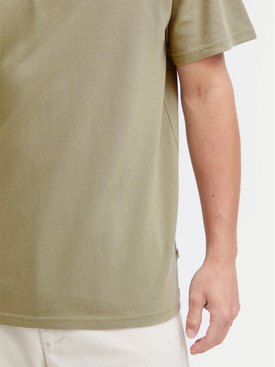 Solid Solid Polo marškinėliai 21108171 Žalia Regular Fit