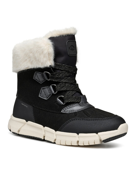 Geox Śniegowce Geox J Flexyper Girl B Ab J46APA 0AU50 C9B1P M Czarny