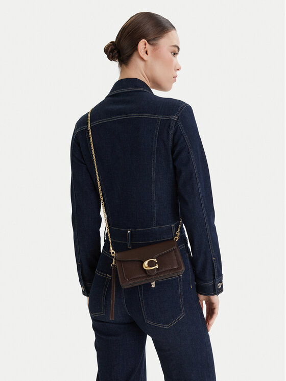 Coach Borsetta Coach Tabby Chain CBF14 Marrone