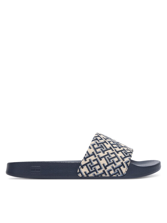 Tommy Hilfiger Papucs Tommy Hilfiger Monogram Pool Slide FW0FW09423 Sötétkék