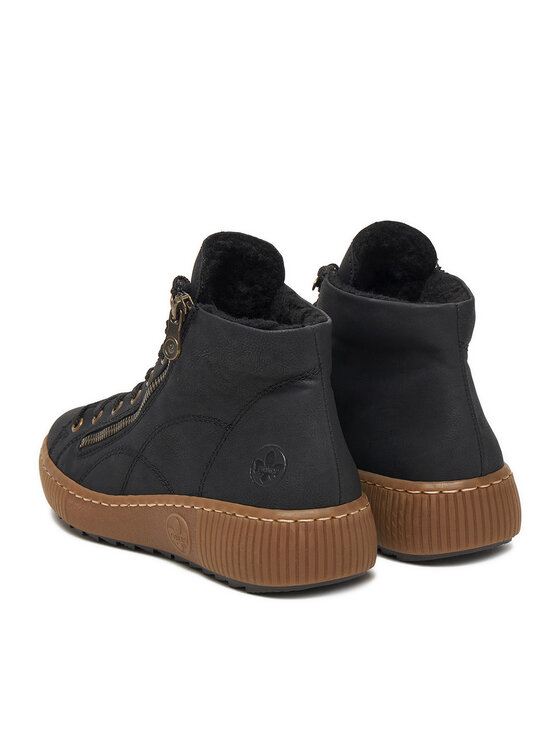 Rieker Botines planos Rieker CEO-Z6610-00 Negro