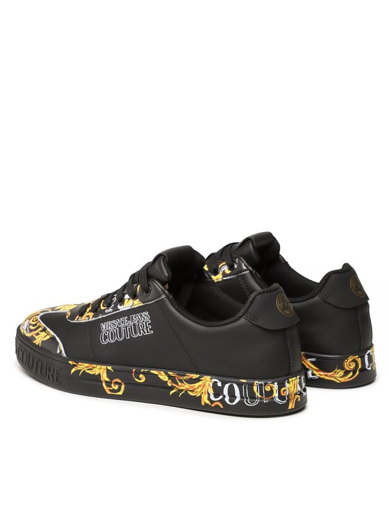 Versace Jeans Couture Sneakersy Versace Jeans Couture 74YA3SK6 Černá