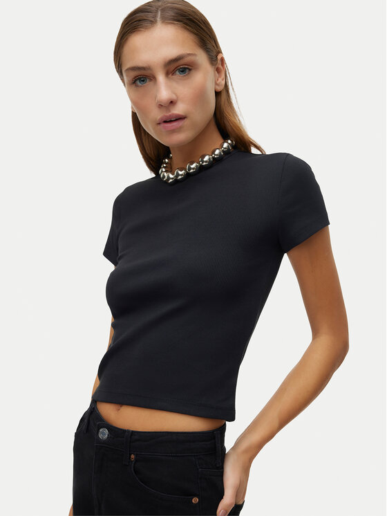 Vero Moda Vero Moda Camiseta Chloe 10306894 Negro Tight Fit