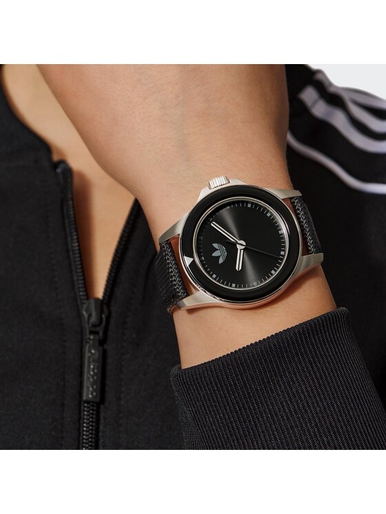 adidas Originals Годинник adidas Originals Expression One Watch AOFH23016 Срібний