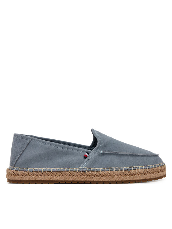 Tommy Hilfiger Espadrilles Tommy Hilfiger Hilfiger Flex Espa Suede Loafer FM0FM05392 Szürke
