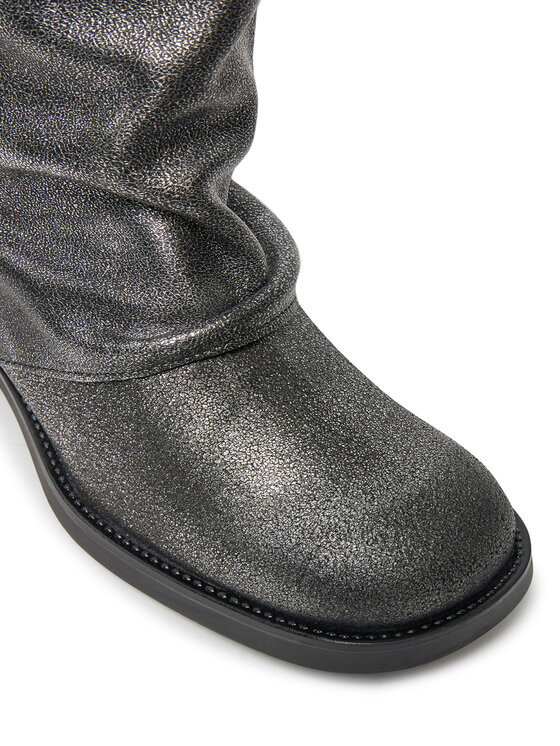 Steve Madden Polokozačky Steve Madden Bonfire SM11003415 Stříbrná