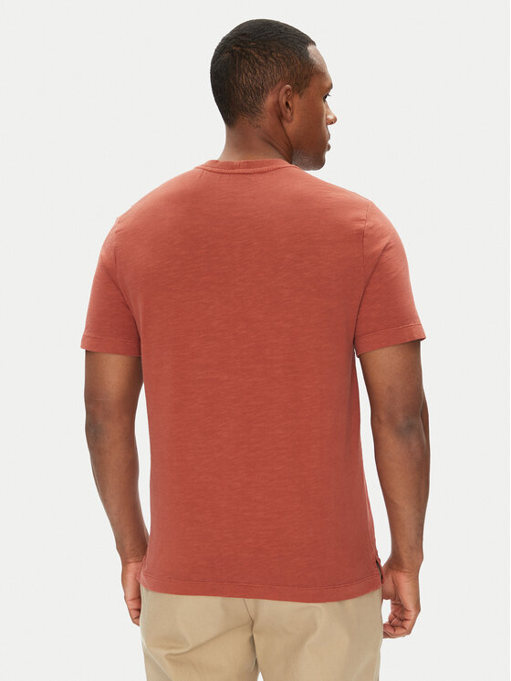 United Colors Of Benetton United Colors Of Benetton Футболка 36JGU105U Бордовий Relaxed Fit