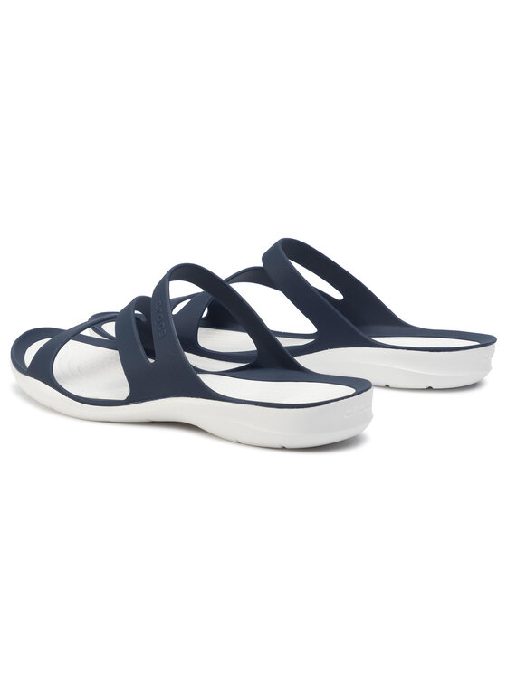 Crocs Παντόφλες Crocs Swiftwater Sandal W 203998 Σκούρο μπλε