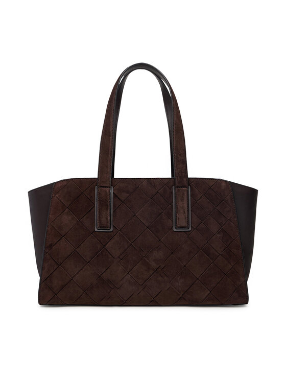 MICHAEL Michael Kors Дамска чанта MICHAEL Michael Kors Hudson 33F6GHDT3X Тъмнокафяв