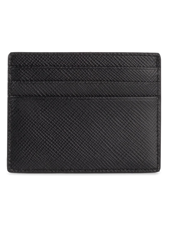 MICHAEL Michael Kors Kreditinių kortelių dėklas MICHAEL Michael Kors Tall Card Case 39F6LHRD2L Juoda