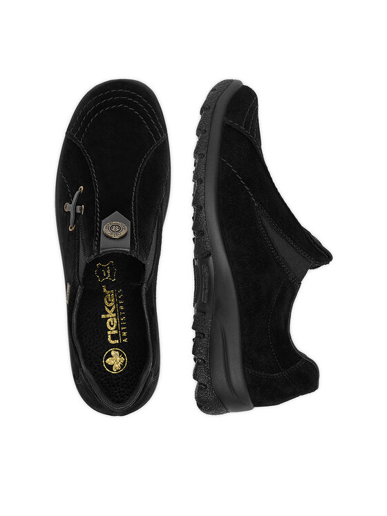 Rieker Īsi apavi Rieker L7171-00 Melns