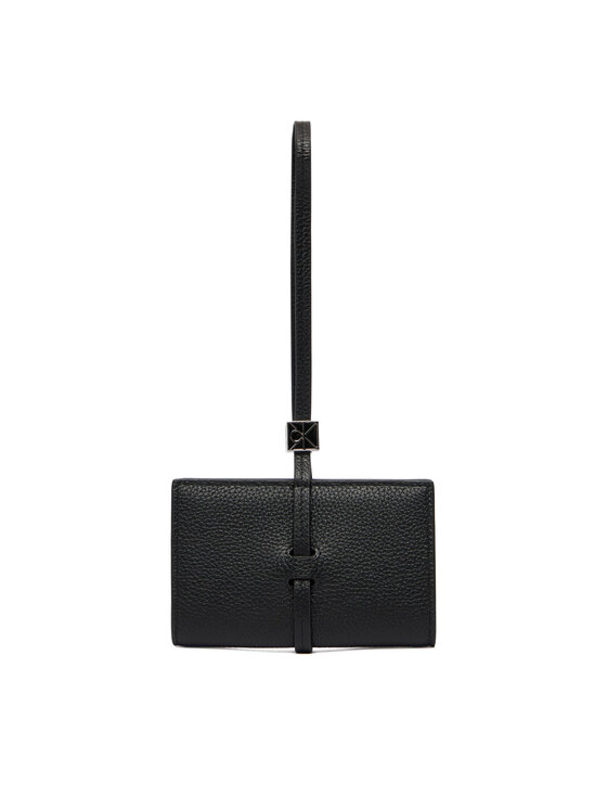Calvin Klein Cartera Calvin Klein Emblem Hw Pebble Wallet On Strap LV04F1130G Negro