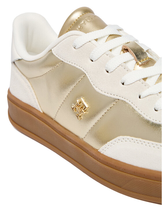 Tommy Hilfiger Sneakers Tommy Hilfiger Mu Jackie Metallic FW0FW09026 Auriu
