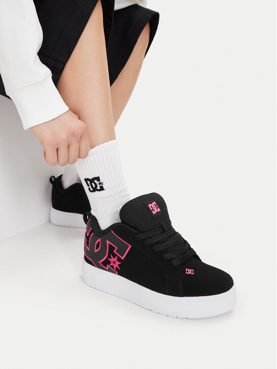 DC Shoes Sneakers DC Shoes CEO-COURT GRAFFIK PLATFORM DC02422001 Negru