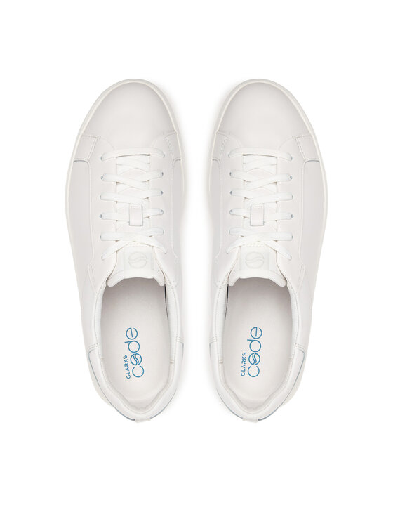 Clarks Снікерcи Clarks Code C Lace 26320124 Білий