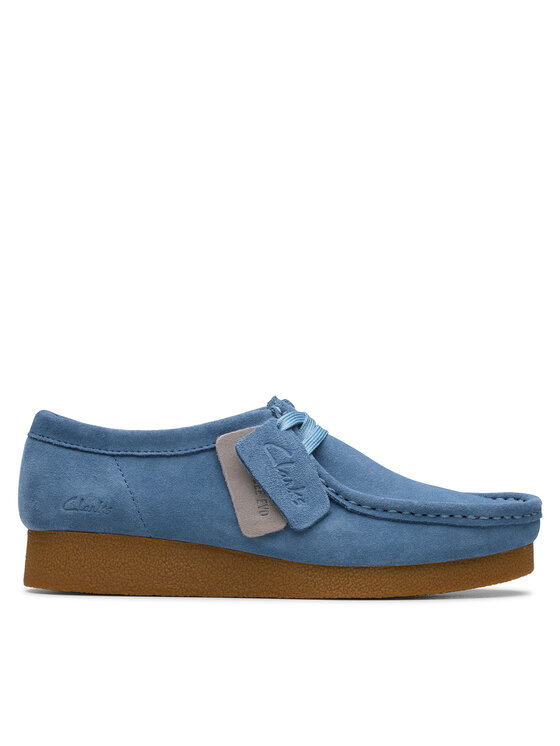 Clarks Poltopánky Clarks WallabeeEVOSh 26181476 Modrá