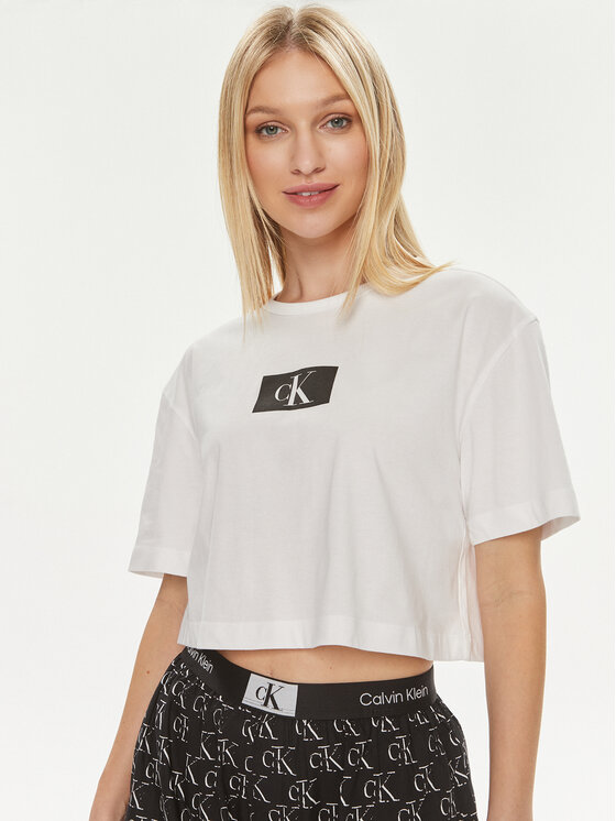 Calvin Klein Underwear Calvin Klein Underwear Pidžama 000QS7180E Tamnoplava Relaxed Fit