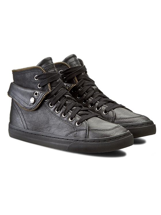 Geox Półbuty Geox D New Club D D5458D 00081 C9999 Czarny