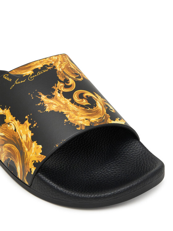 Versace Jeans Couture Шльопанці Versace Jeans Couture 80YA3SQ4 ZS365 G89 Чорний