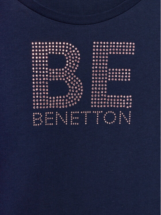 United Colors Of Benetton United Colors Of Benetton T-shirt 3I1XC10JS Tamnoplava Regular Fit