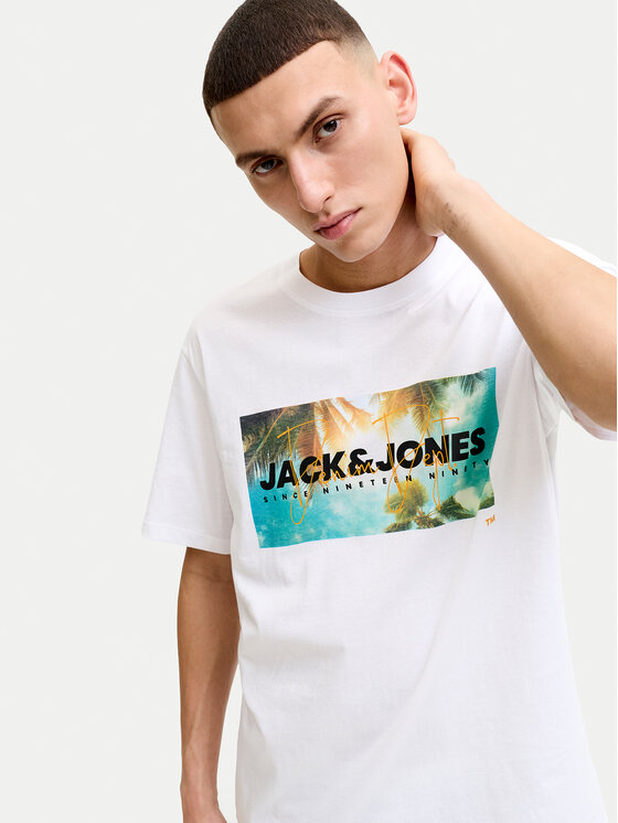 Jack & Jones Jack & Jones Camiseta Indiana Tee 12288112 Blanco Regular Fit