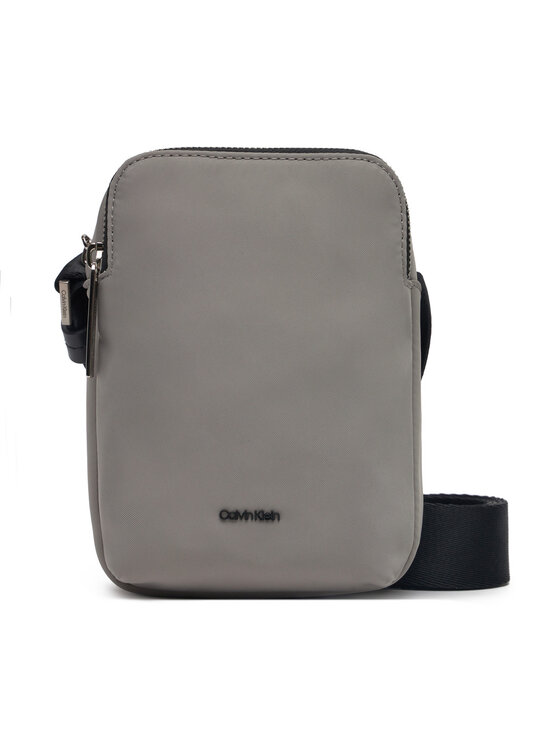 Calvin Klein Taška cez rameno Calvin Klein Business Tech Reporter Xs K50K512888 Sivá