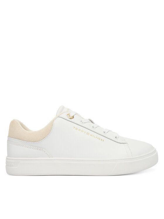 Tommy Hilfiger Sneakers Tommy Hilfiger Casual Cupsole Sneaker FW0FW09020 Alb