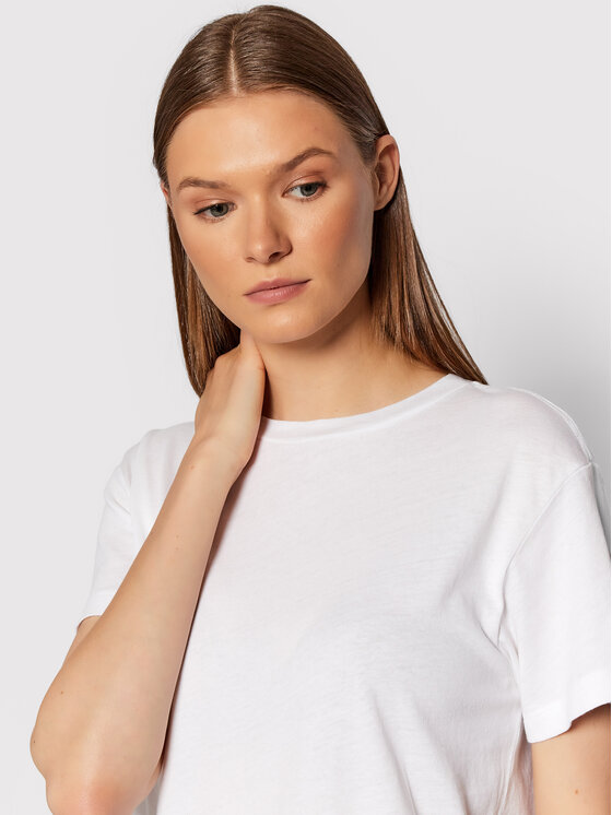 Marc O'Polo Marc O'Polo Marškinėliai B01 2100 51117 Balta Regular Fit