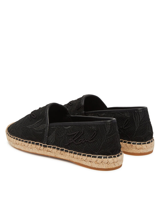 KARL LAGERFELD Espadryle KARL LAGERFELD Kamini KL80121A Czarny
