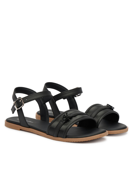 Calvin Klein Sandali Calvin Klein Velcro Sandal V3A2-83247-1752 Črna