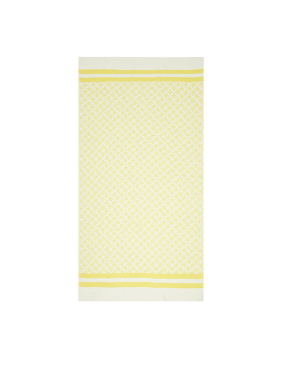 Tommy Hilfiger Šallīte Tommy Hilfiger Beach Summer Mono Scarf AW0AW16030 Dzeltens